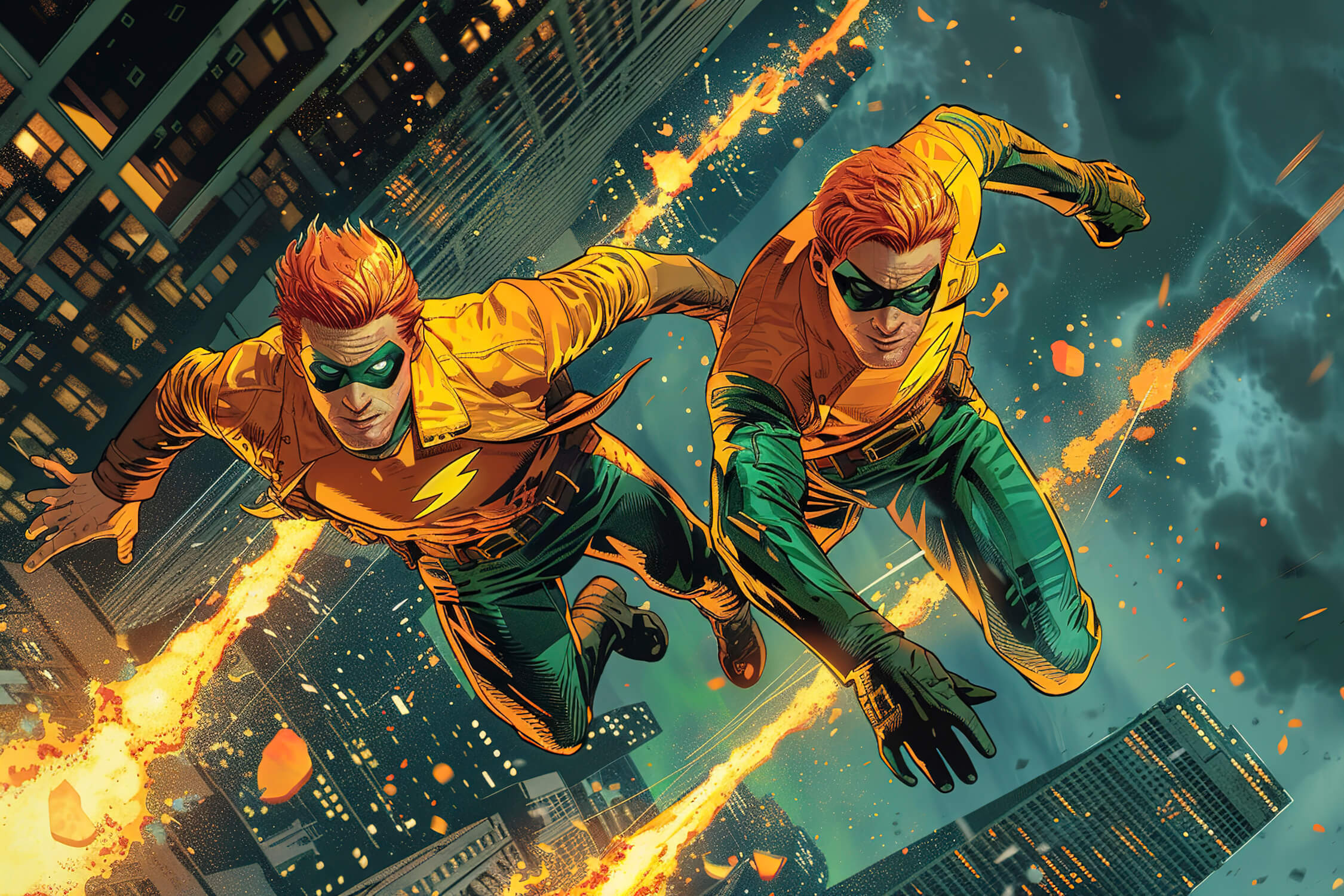 Papier peint ado thème super-héros