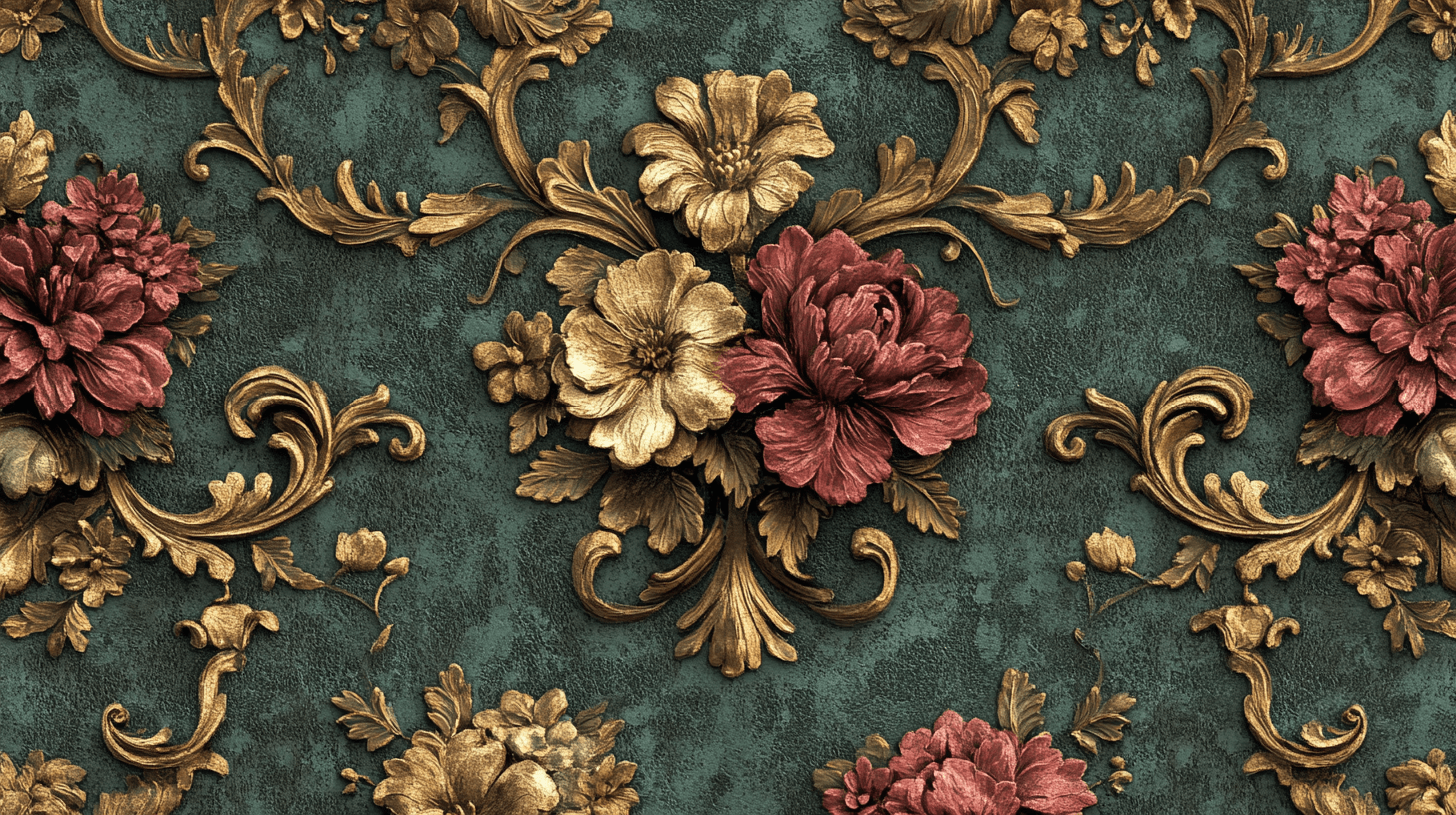 Papier Peint Fleur Baroque