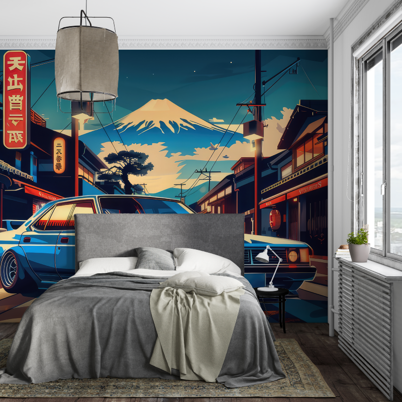 Papier peint voiture de sport anime piece ados