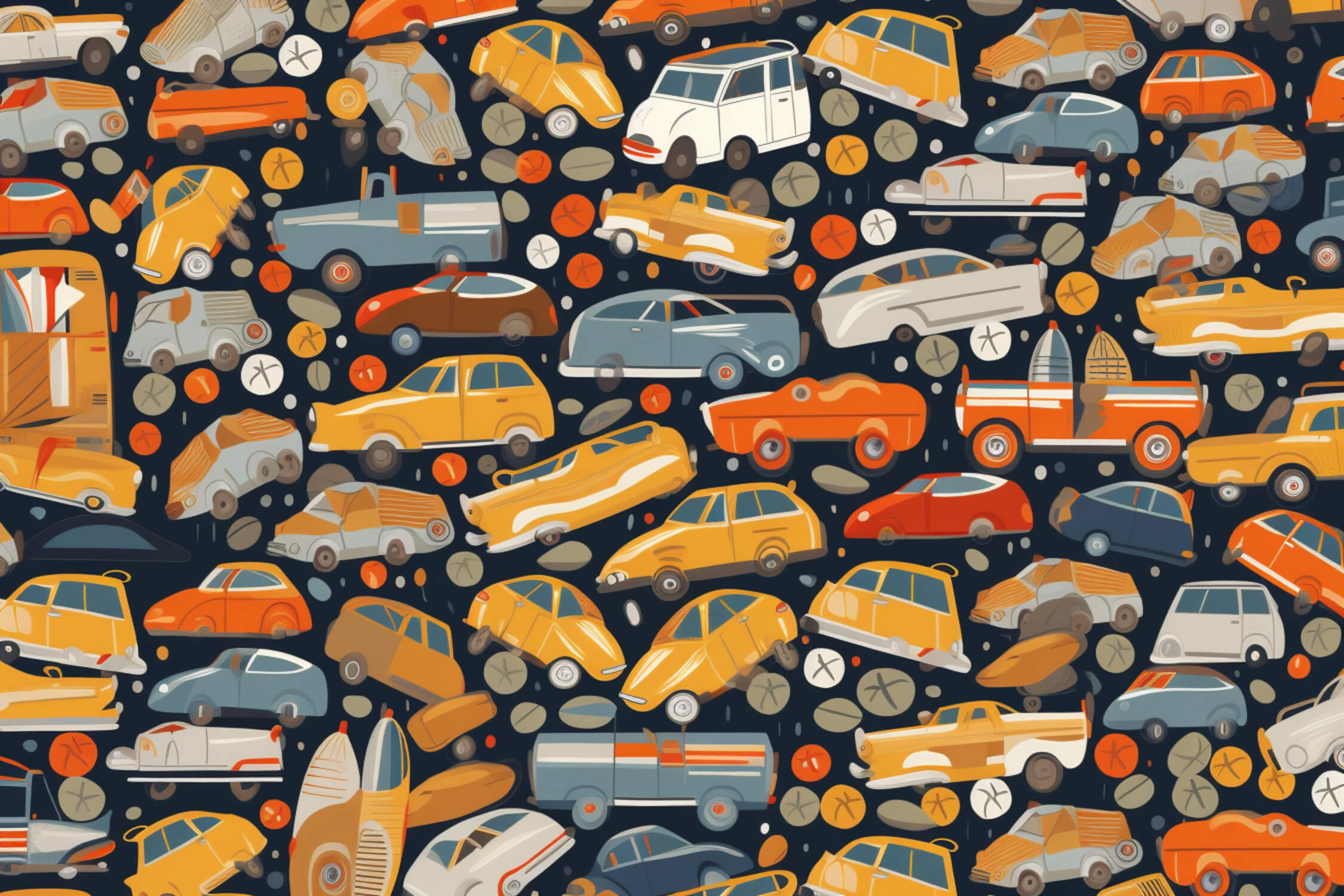 Papier Peint Motif Voiture