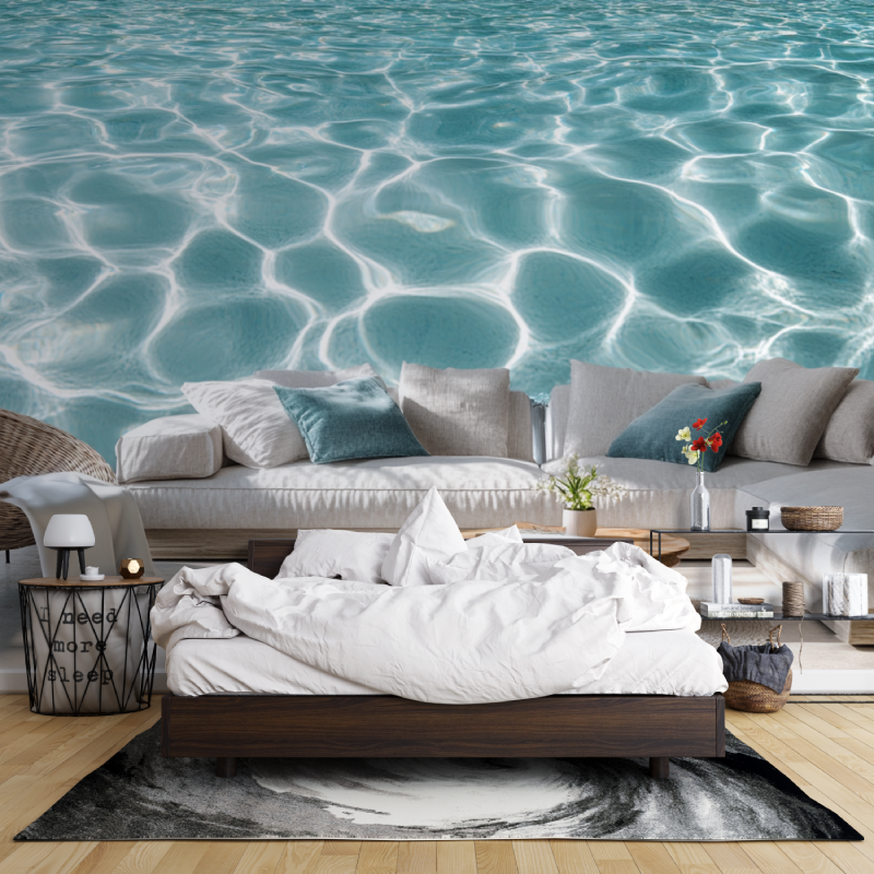 Papier peint trompe loeil mer leroy merlin mur