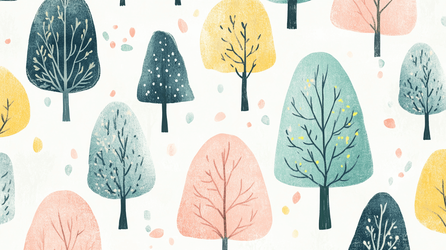 Papier Peint Arbre Nature Naive