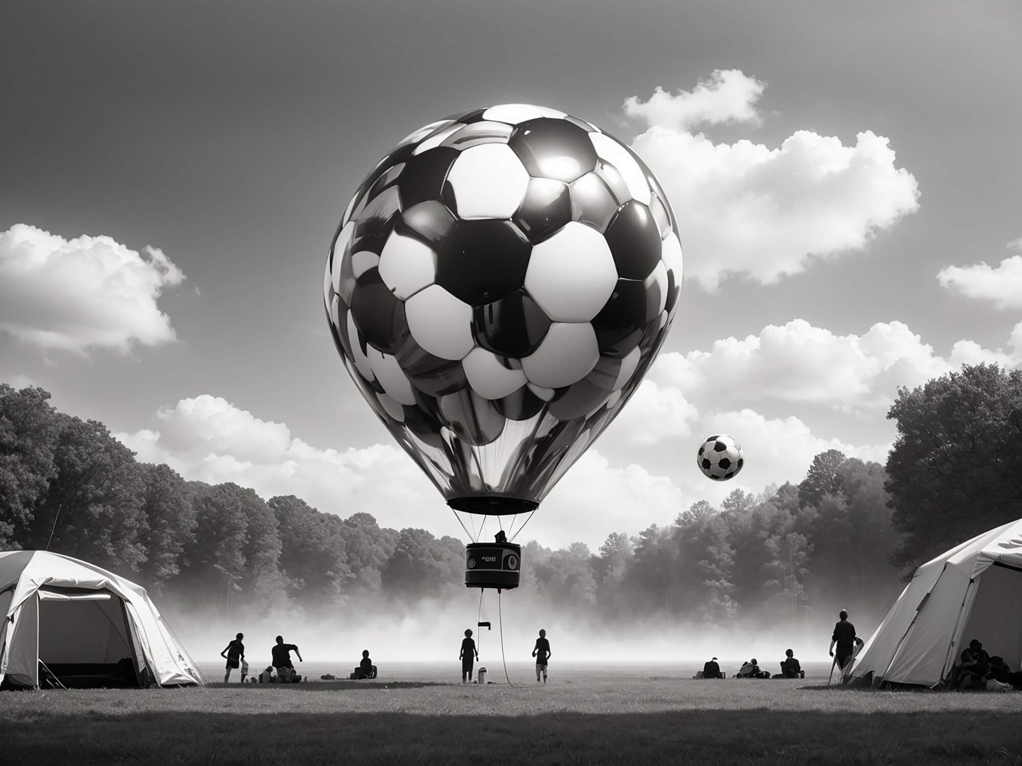 Papiers Peint Ballon De Foot Montgoflière Noir Et Blanc