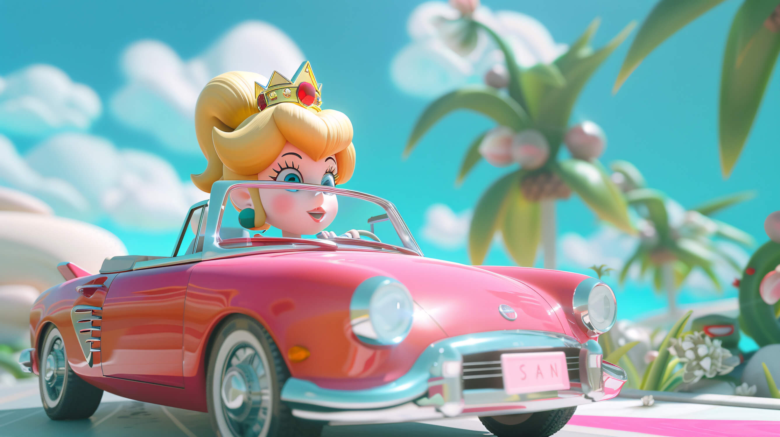 Papier Peint Chambre Voiture Fille