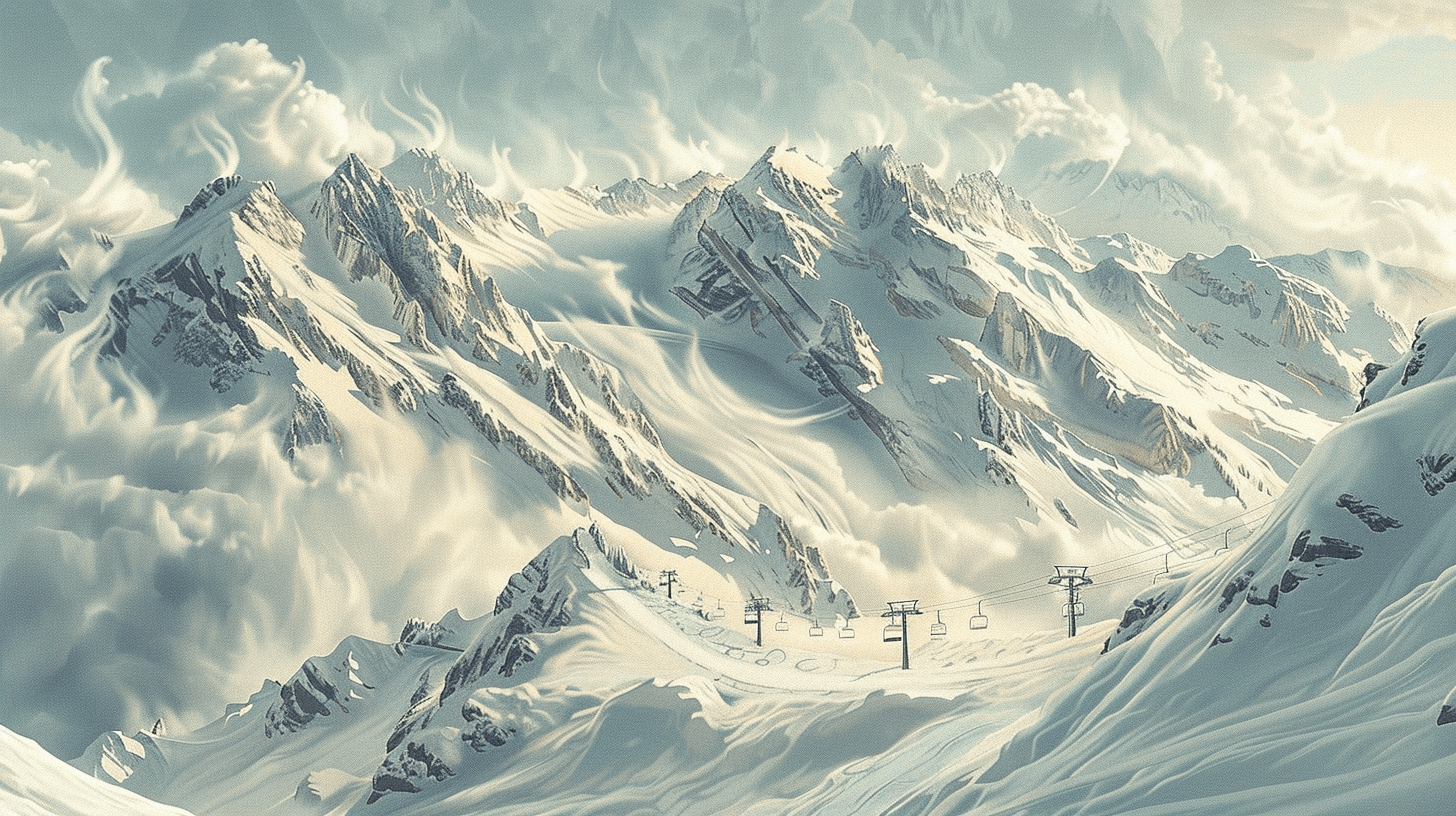 Papier Peint Massif Des Grandes Rousses