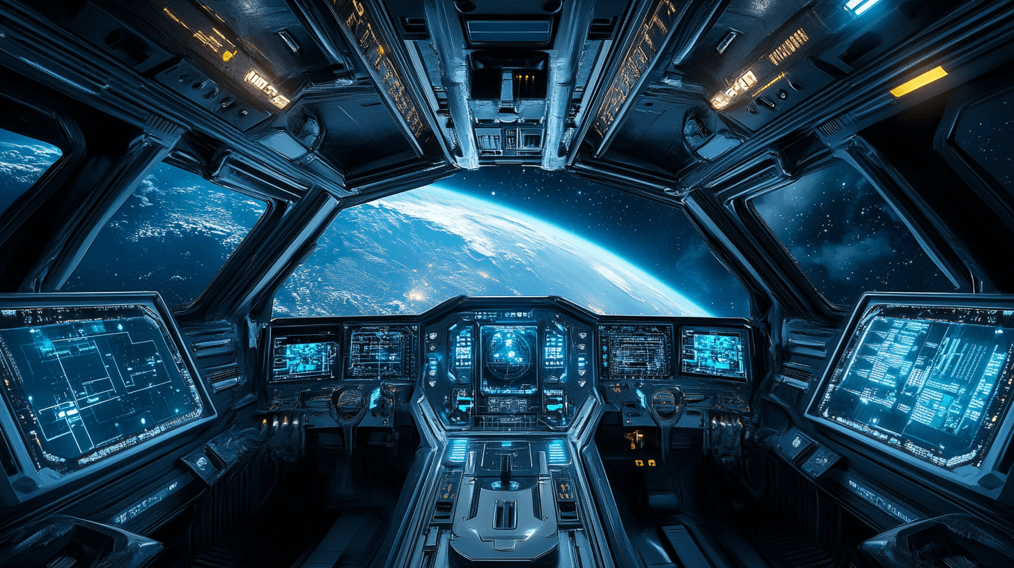 Papier Peint Cockpit Spatial