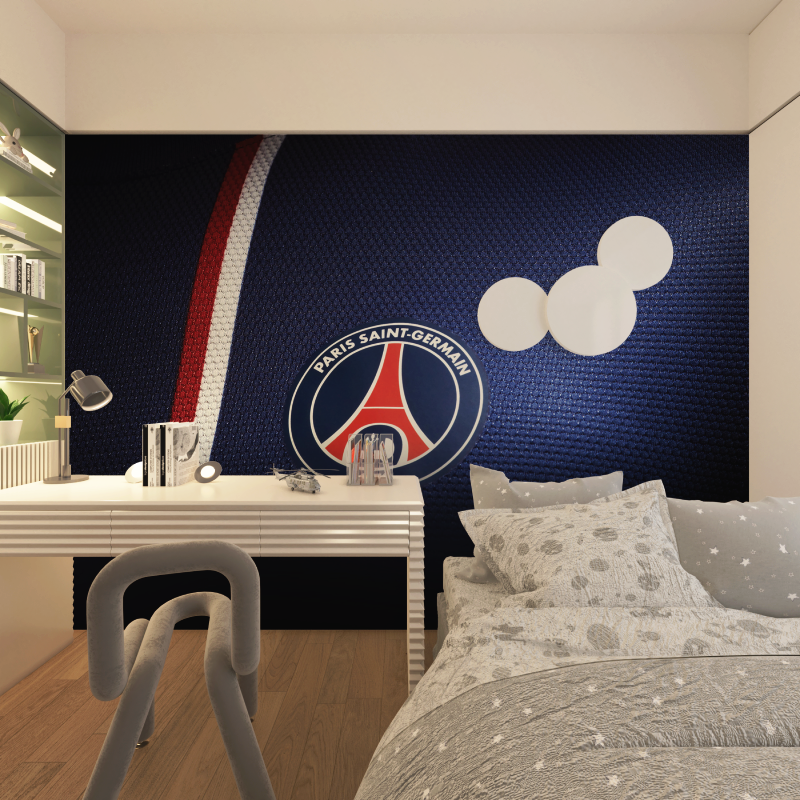 Papier peint club foot chambre adolescents