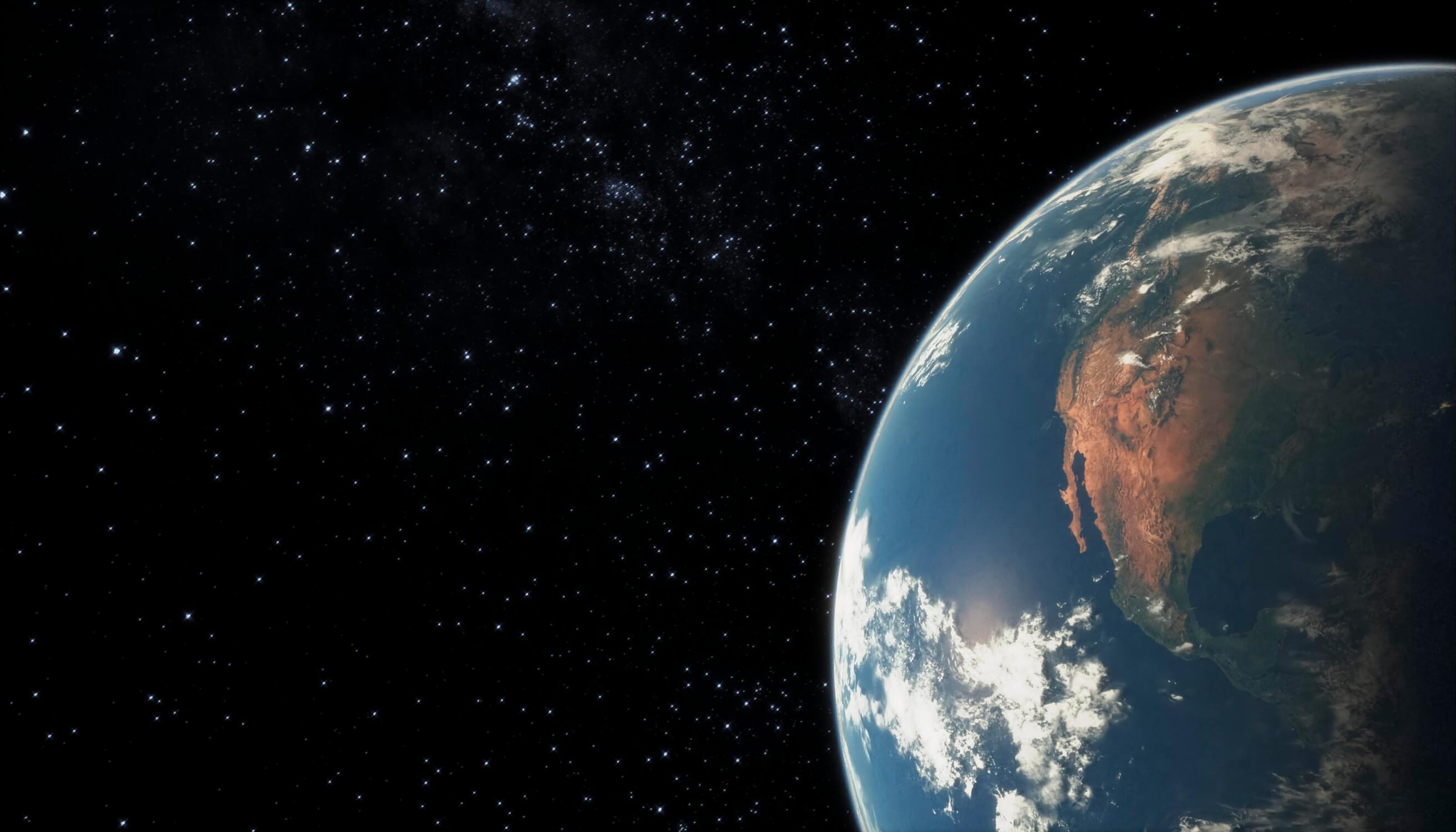 Papier Peint Planette Terre Espace