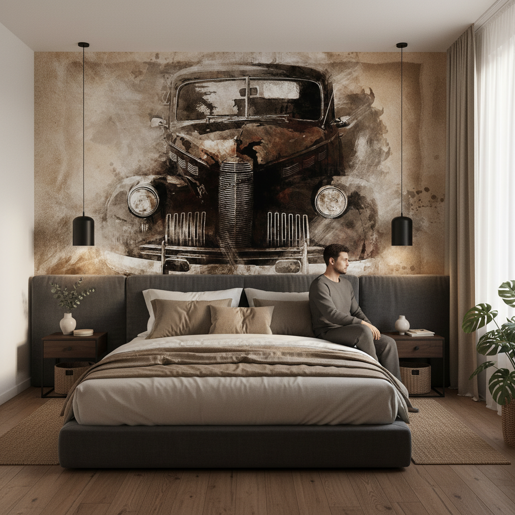 Papier Peint Déco Style Industriel