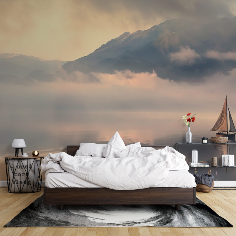 Papier peint lac annecy navigation leroy merlin mur