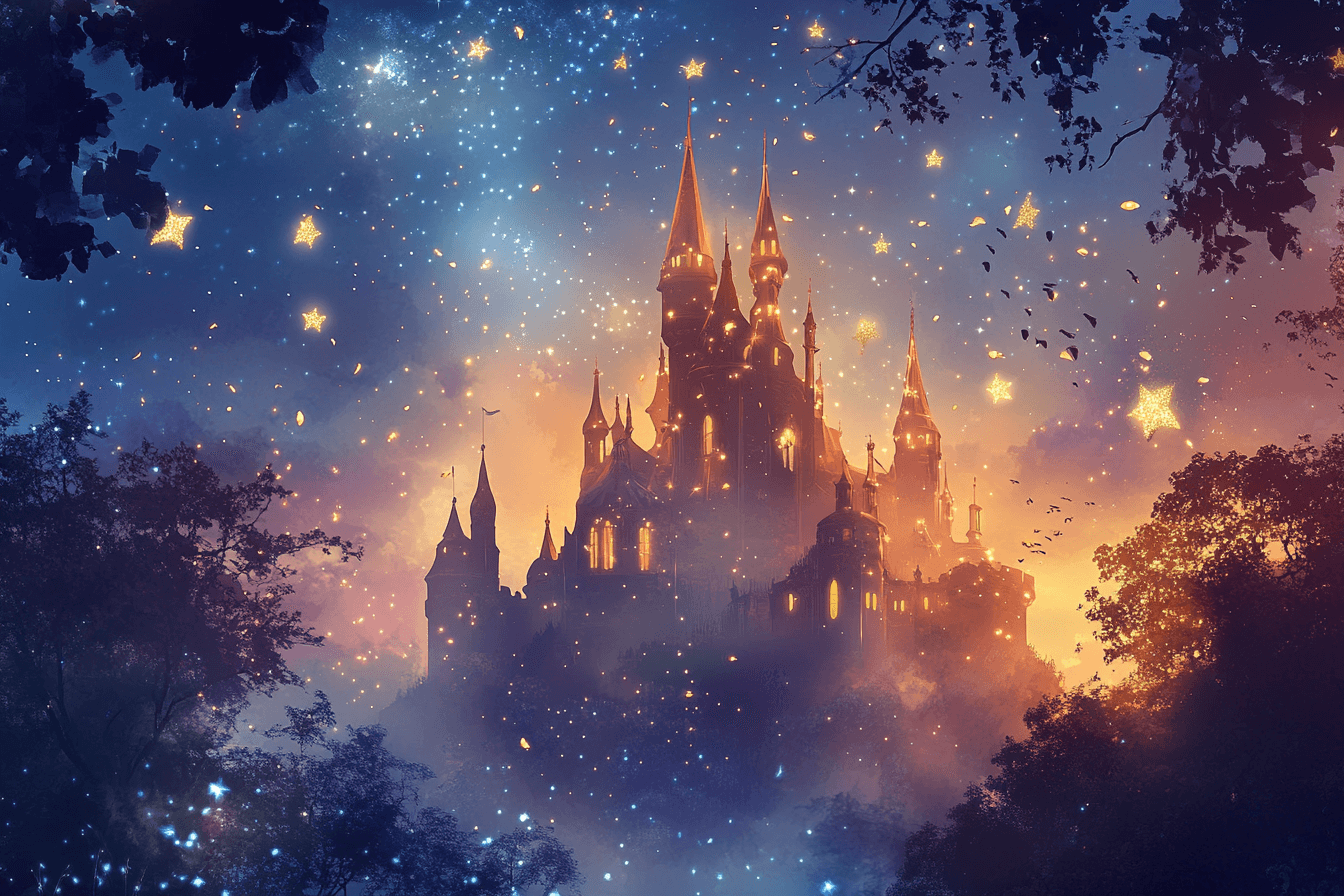 Papier Peint Princesse Château des Rêves