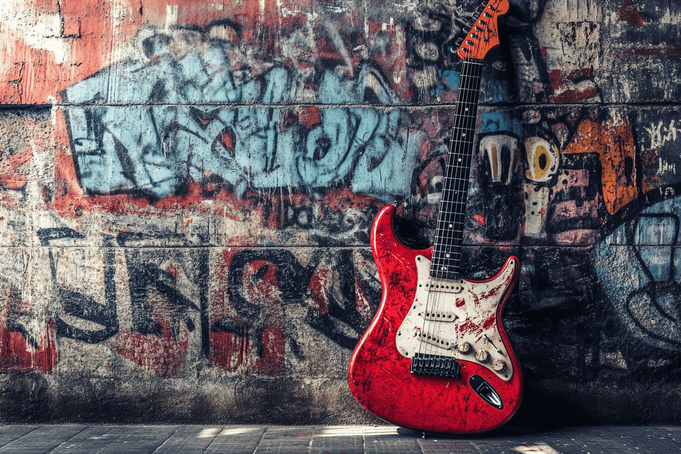 Papier Peint Hard Rock Tag