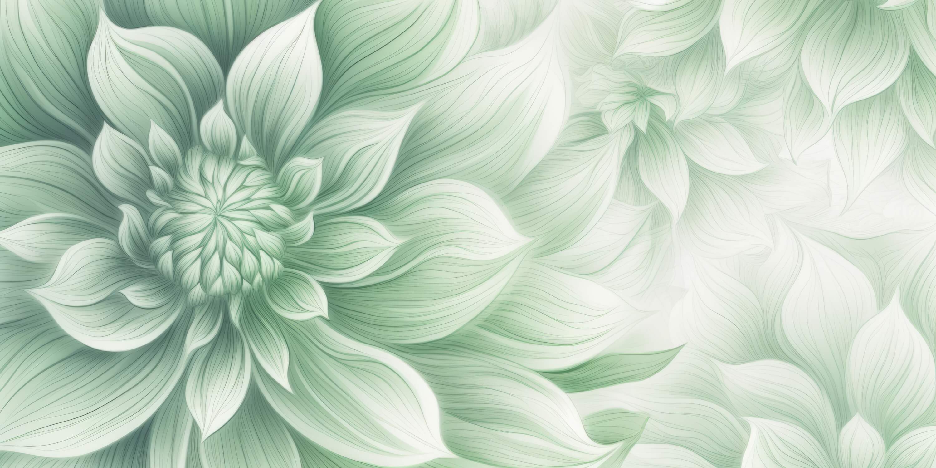 Papier Peint Vert Fleur