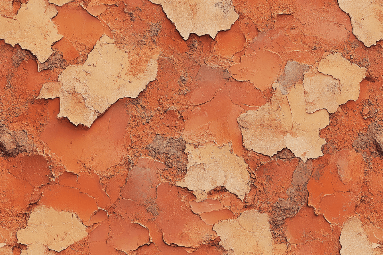 Papier Peint Terracotta Et Ocre Naturel