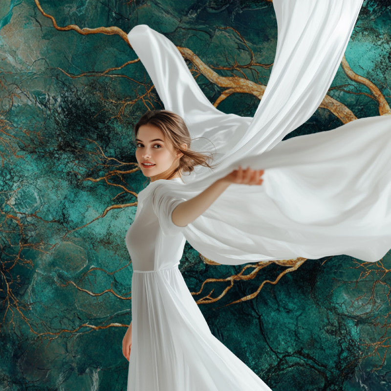 Papier peint arbre abstrait modele