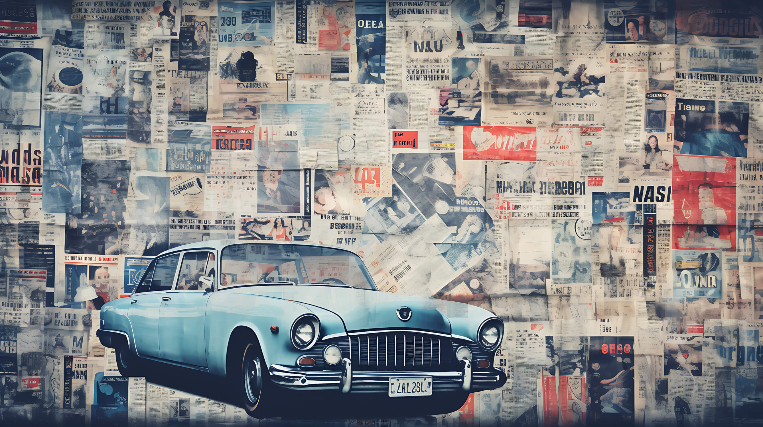 Papier Peint Mural Voiture Vintage