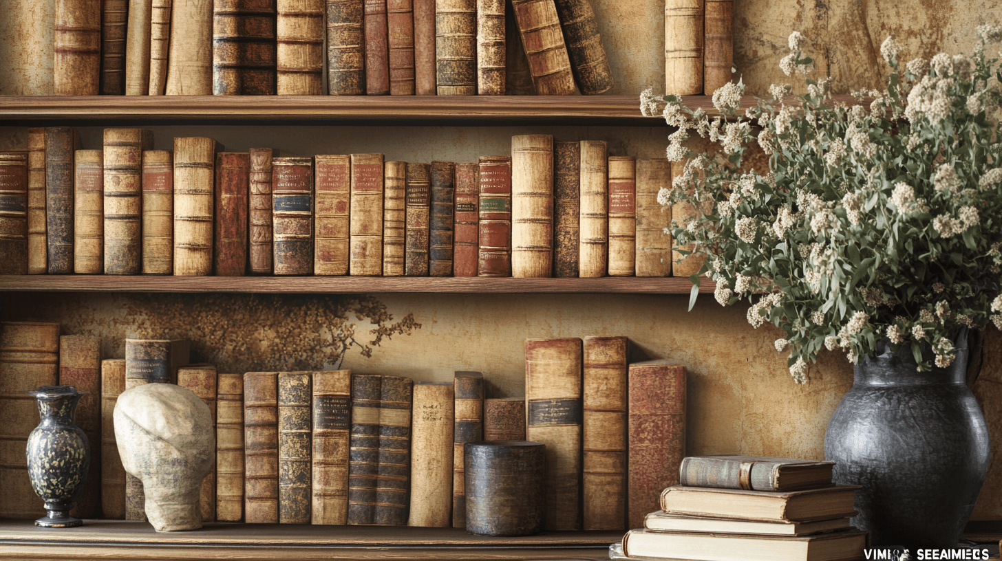 Papier Peint Vintage Trompe Oeil