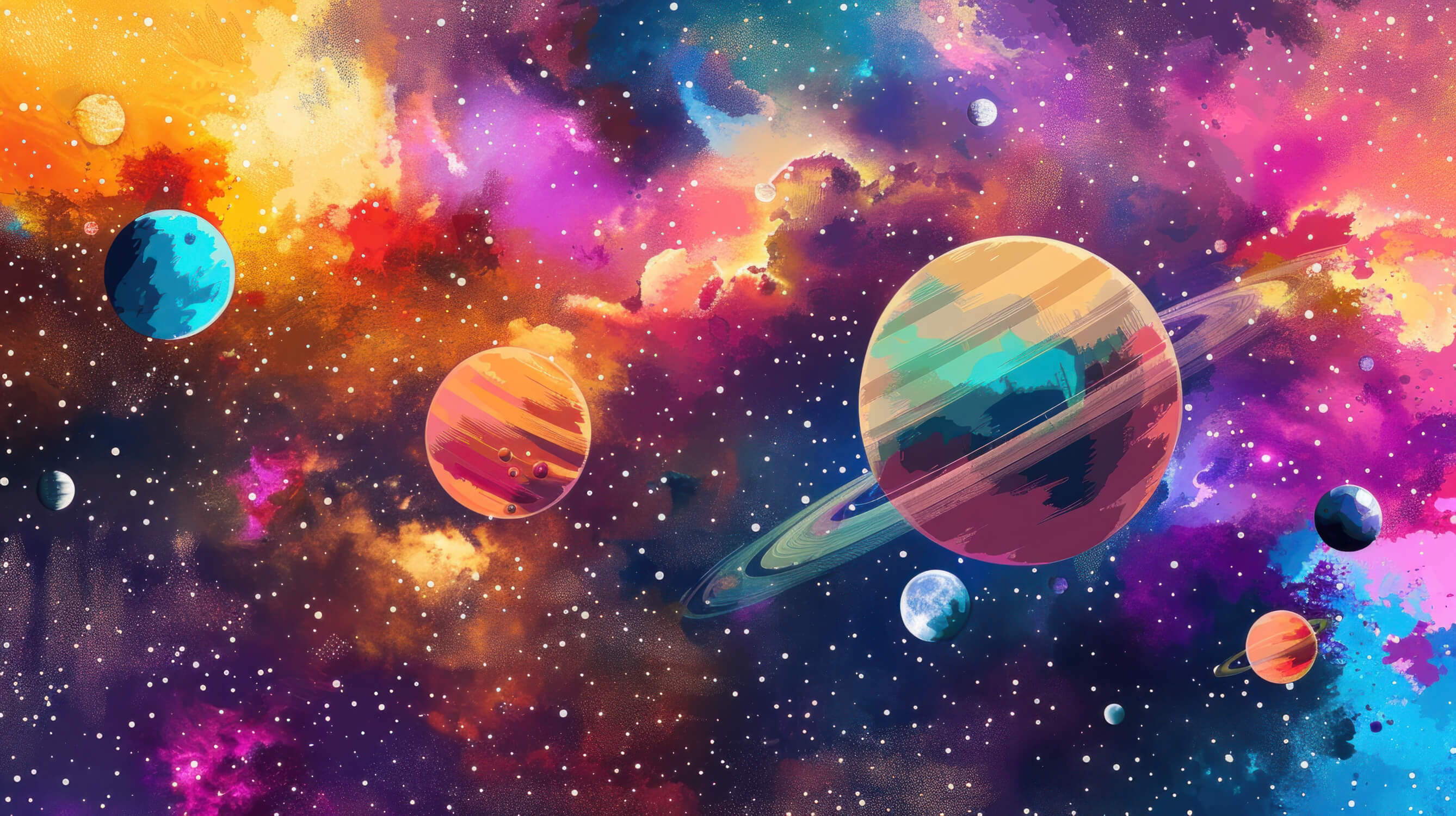 Papier peint ado Espace et nébuleuse