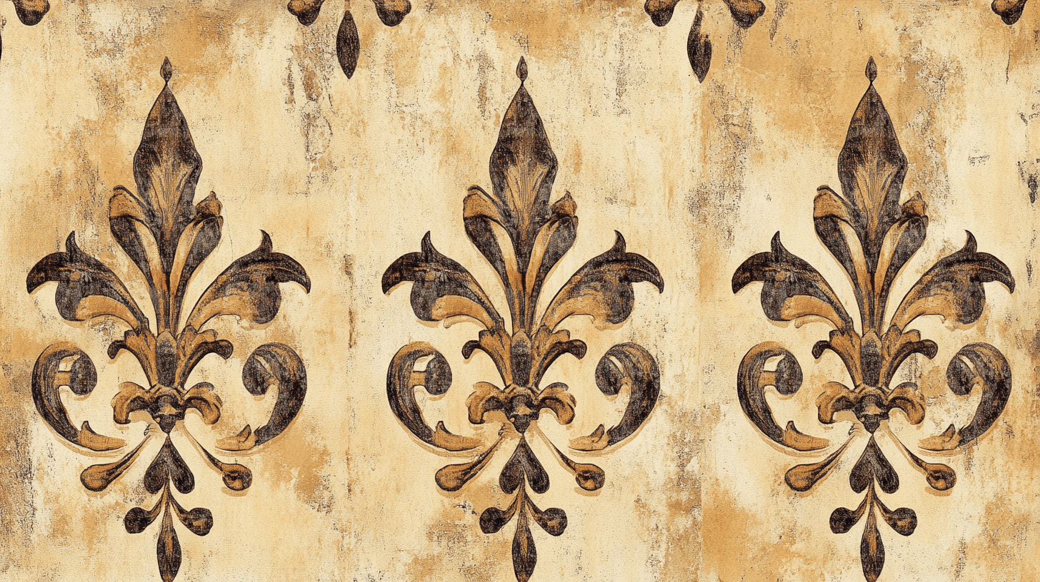 Papier Peint Fleur De Lys Fond Bande Annonce