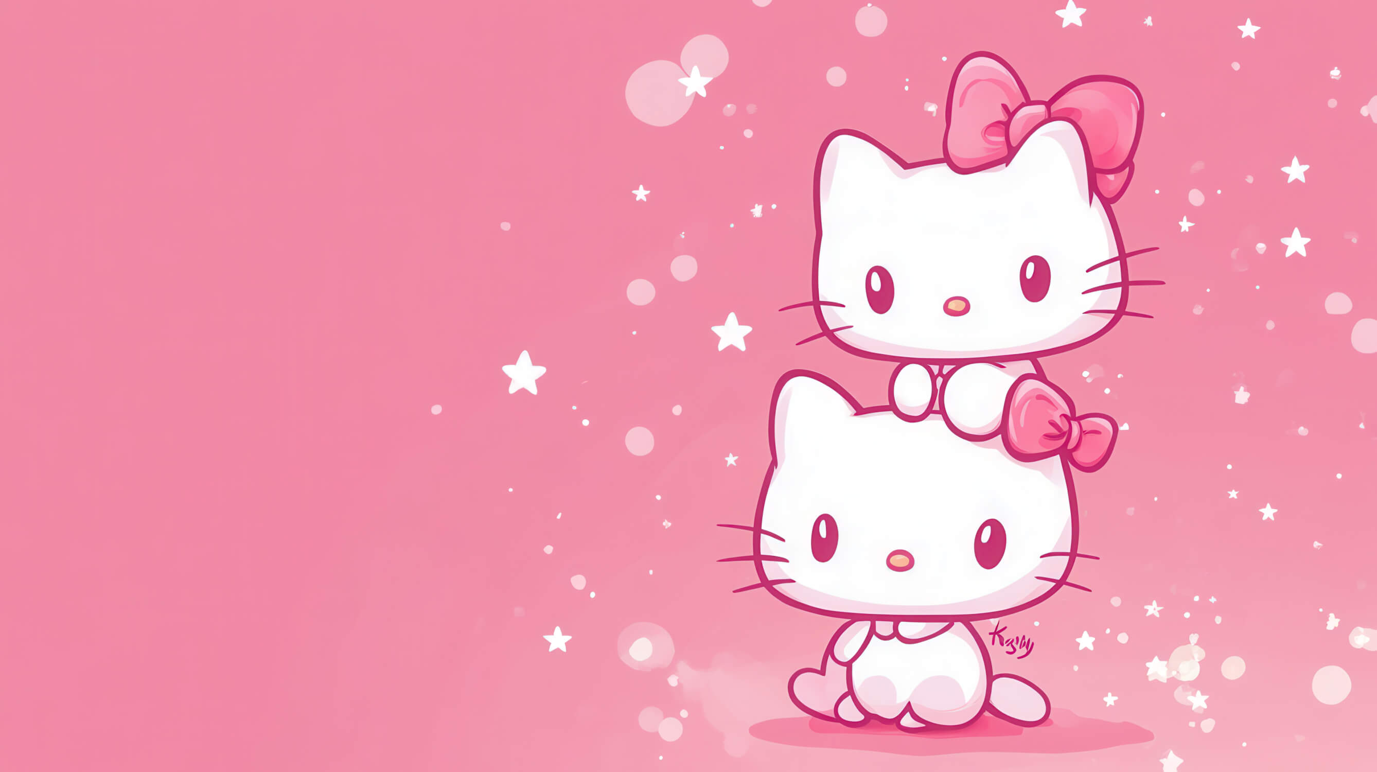 Papier Peint Hello Kitty pour Chambre