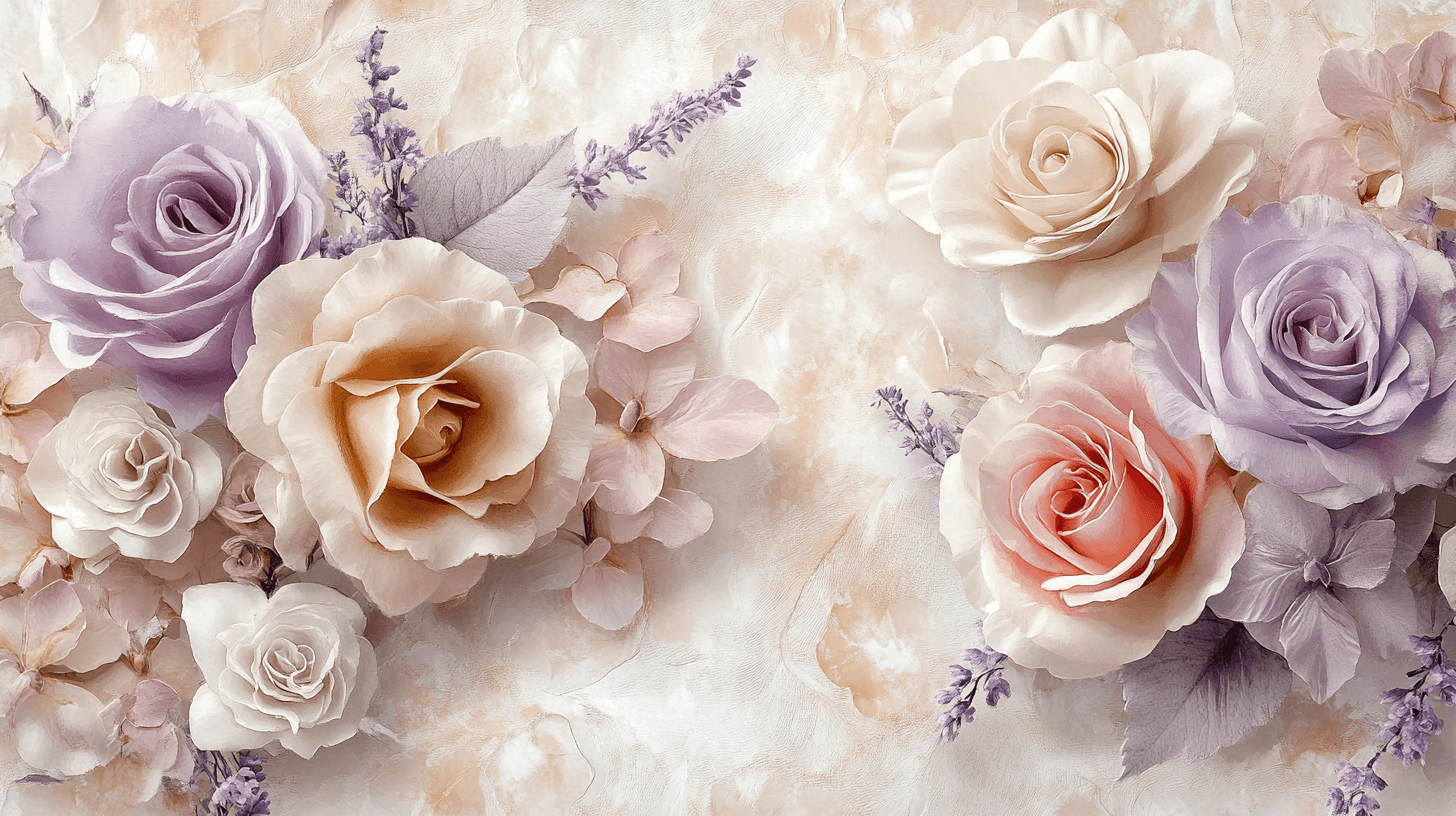 Papier Peint Fleur Dessin