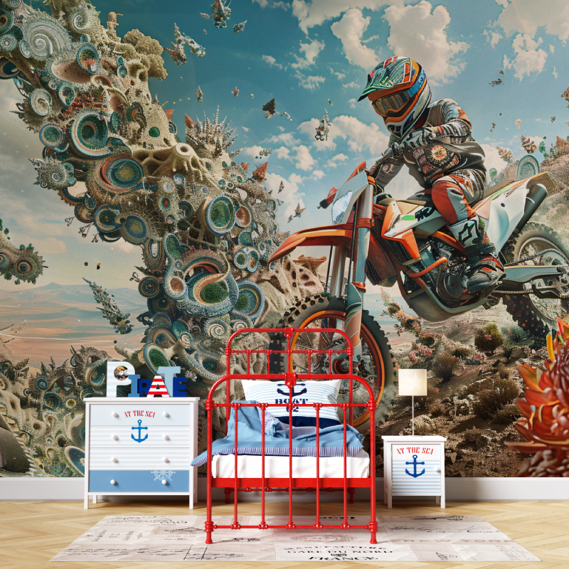 Papier peint avec moto garcon567