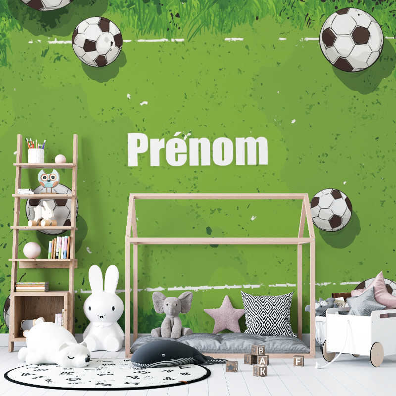 Papier peint personnalise au prenom 12