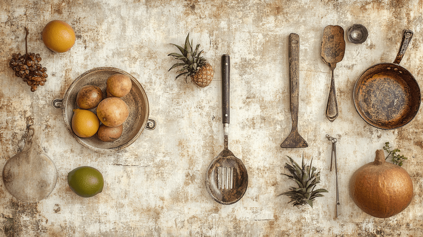 Papier Peint Vintage Cuisine