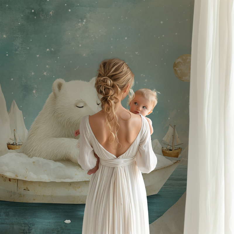 Papier peint marin banquise bb123