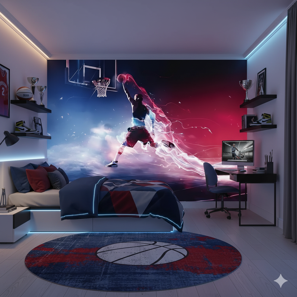 Basketball tapestry