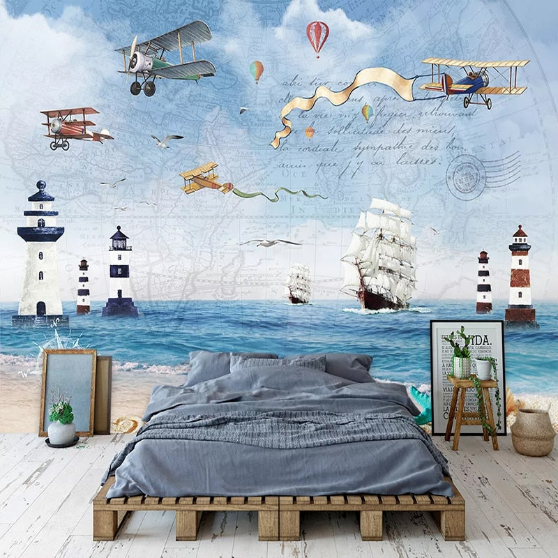 Tapeta samolotowa <br/> Plaża i morze