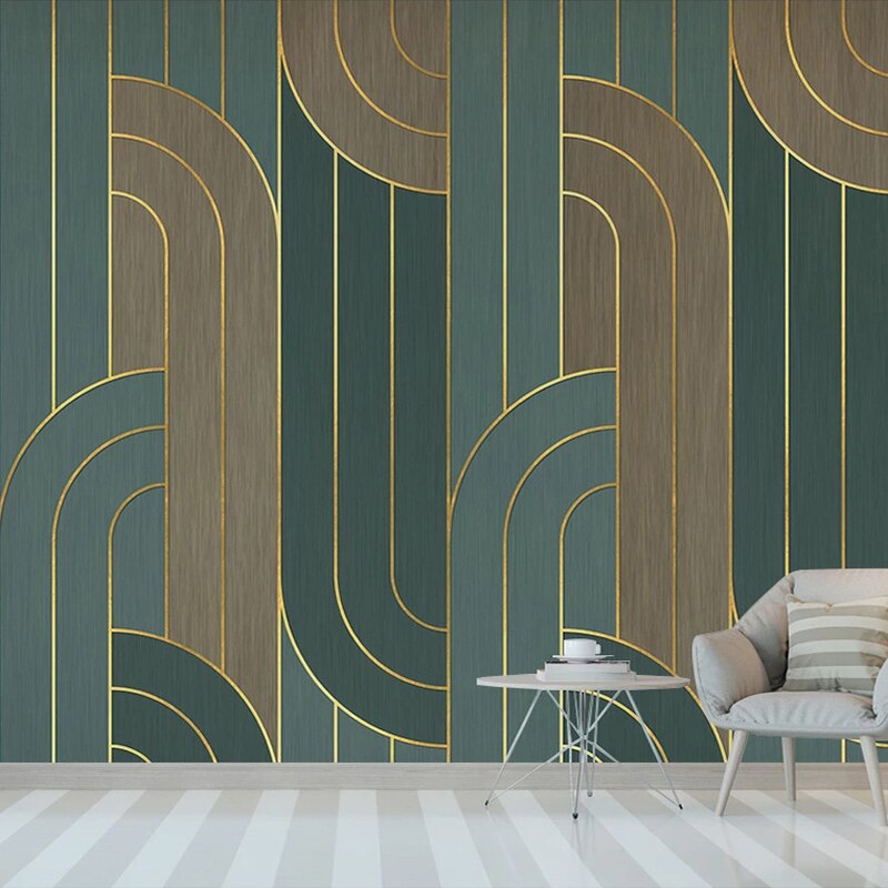 Papier Peint Vert Salon