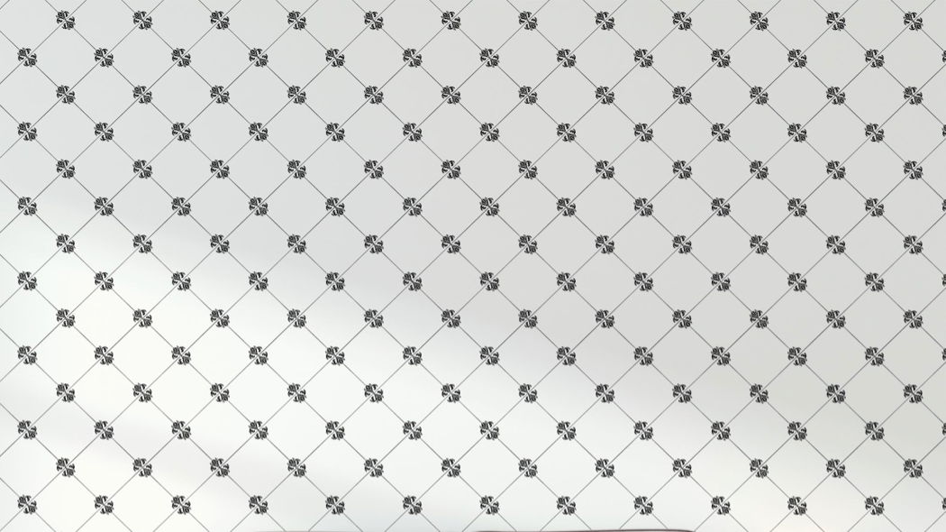 Black and white baroque wallpaper