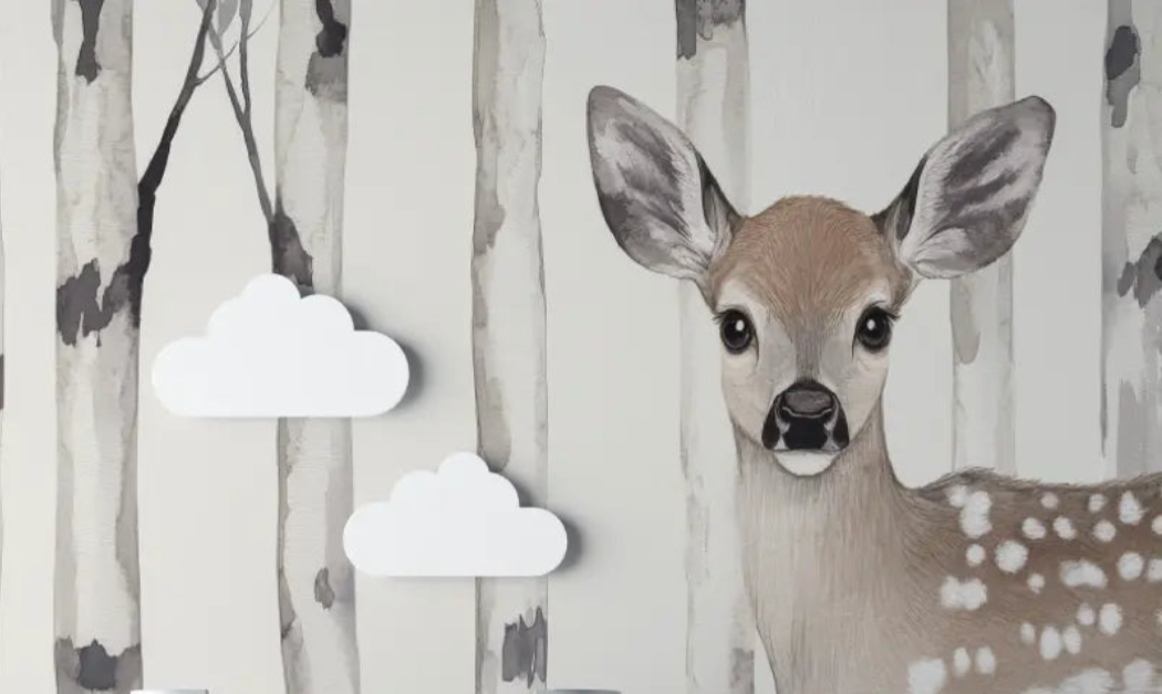 Akwarela tapeta dla dzieci