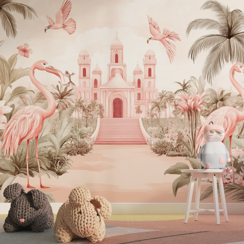 Papier peint princesse ambiance...ique tapisserie pour fille