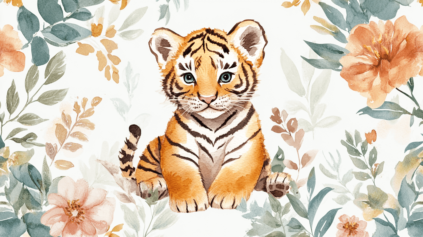 Papier Peint Tigre Bohème