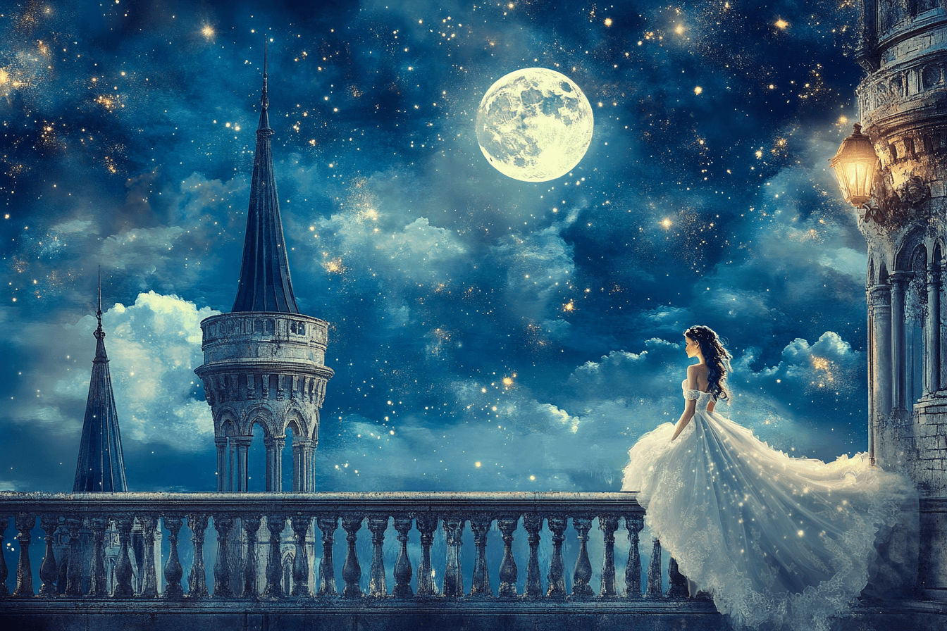 Papier Peint trompe l'oeil Princesse