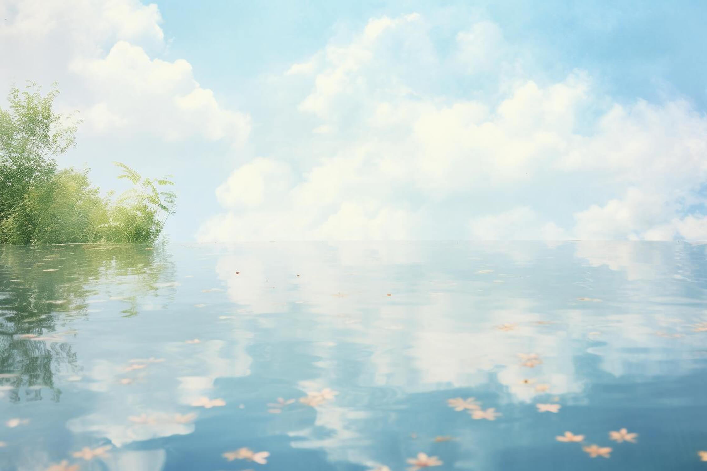 Papier Peint Aquarelle Aquatique