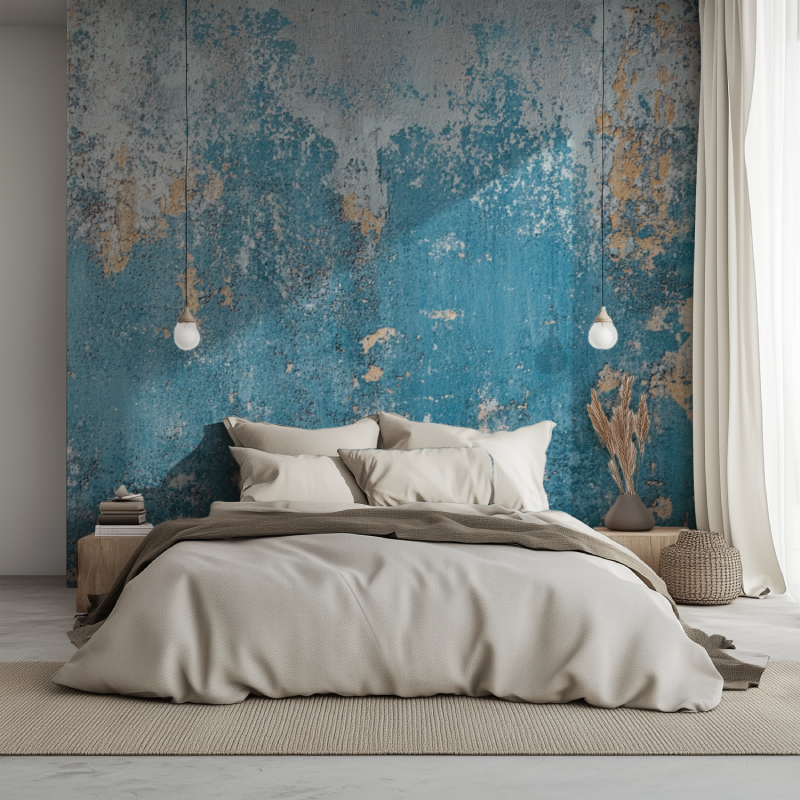 Papier peint vintage texture lit 1234