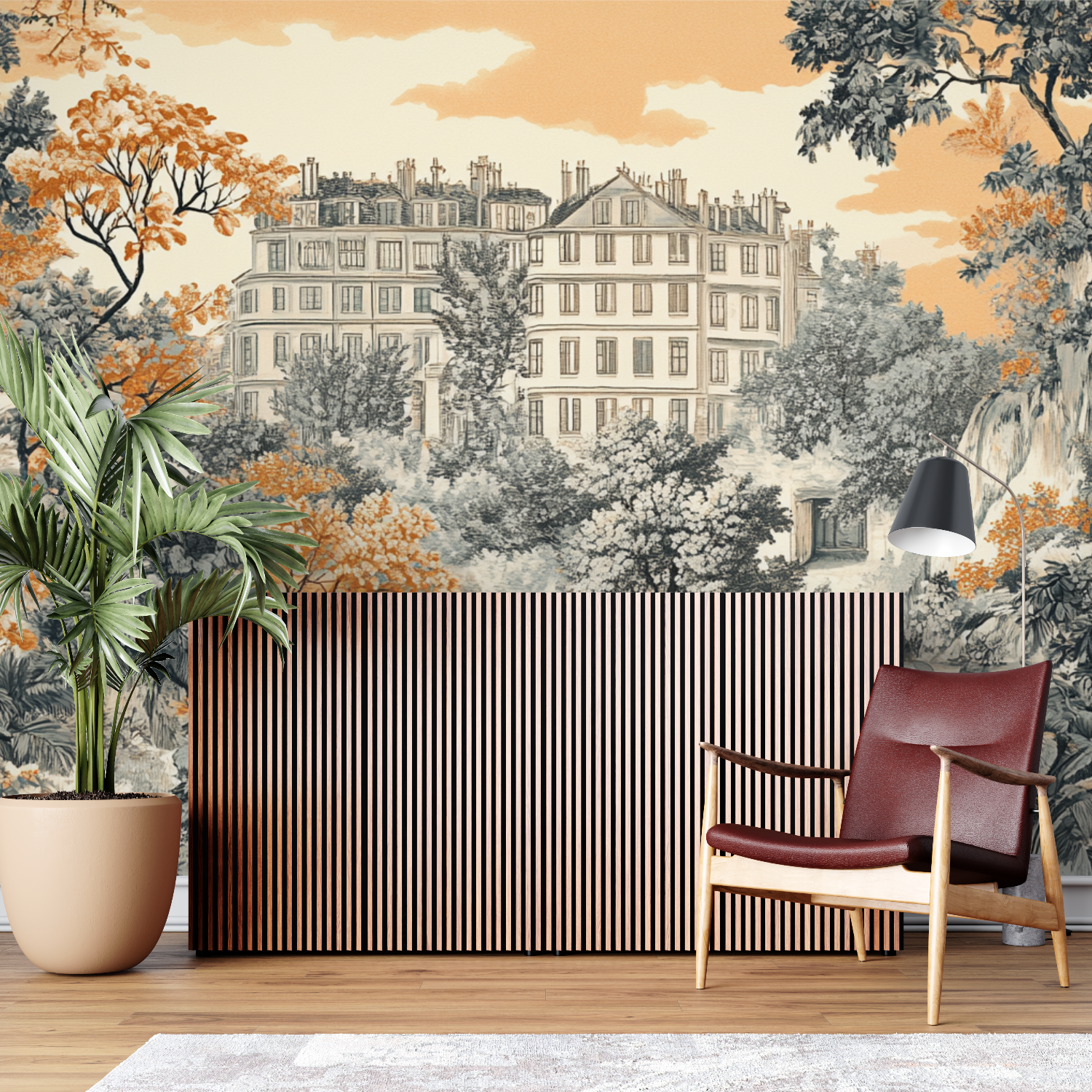 Papier peint vintage lyon sur mesure