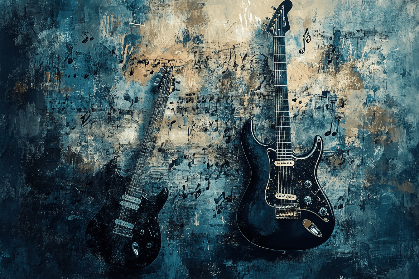 Papier Peint Guitare & Co.