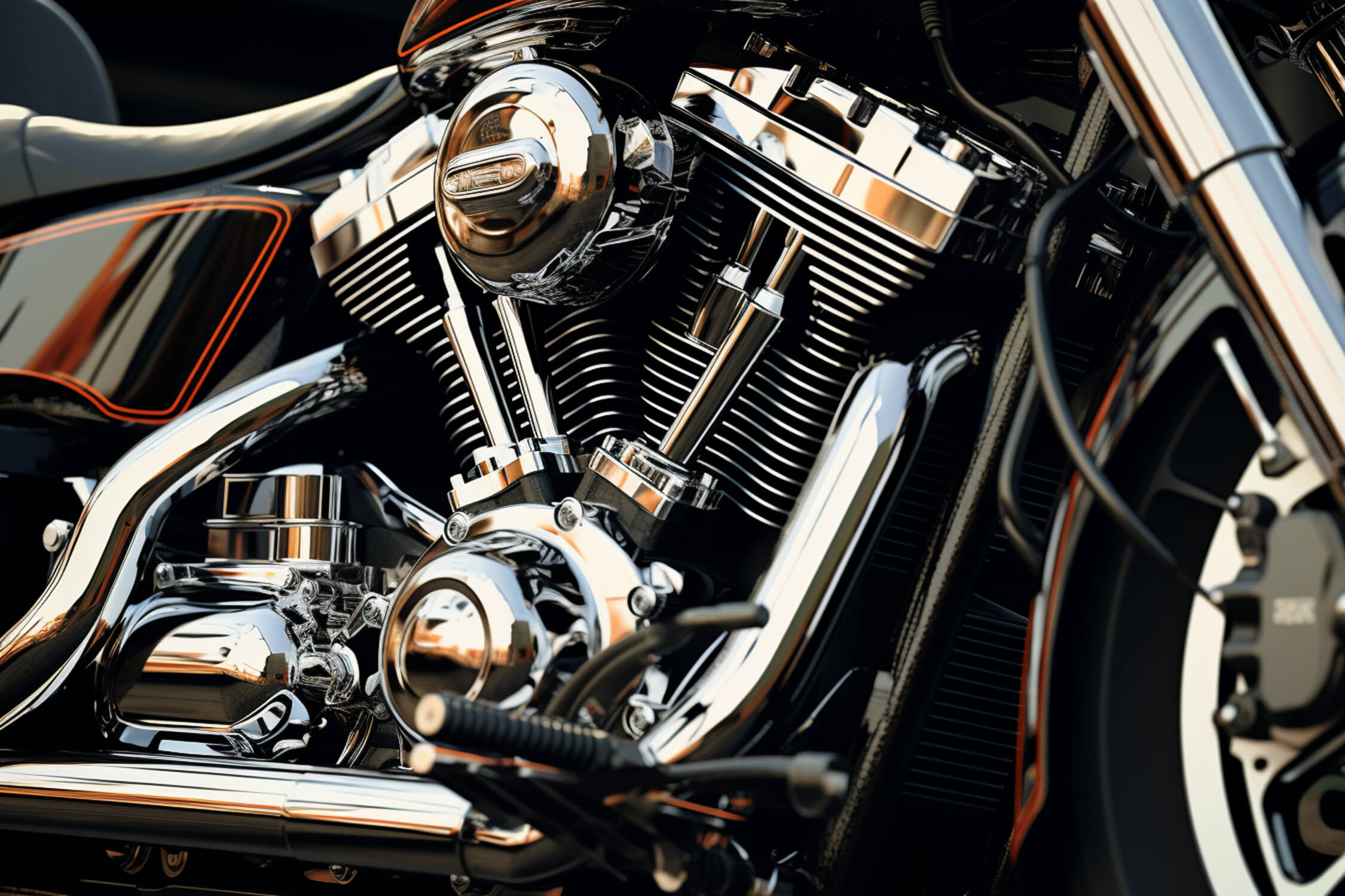 Papier Peint Moteur Harley Davidson