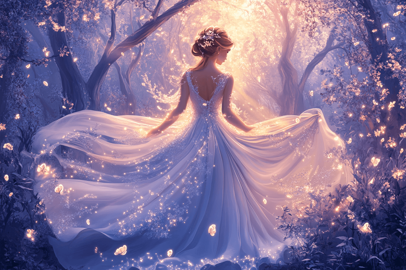 Papier Peint Princesse Délicatesse et Féérique