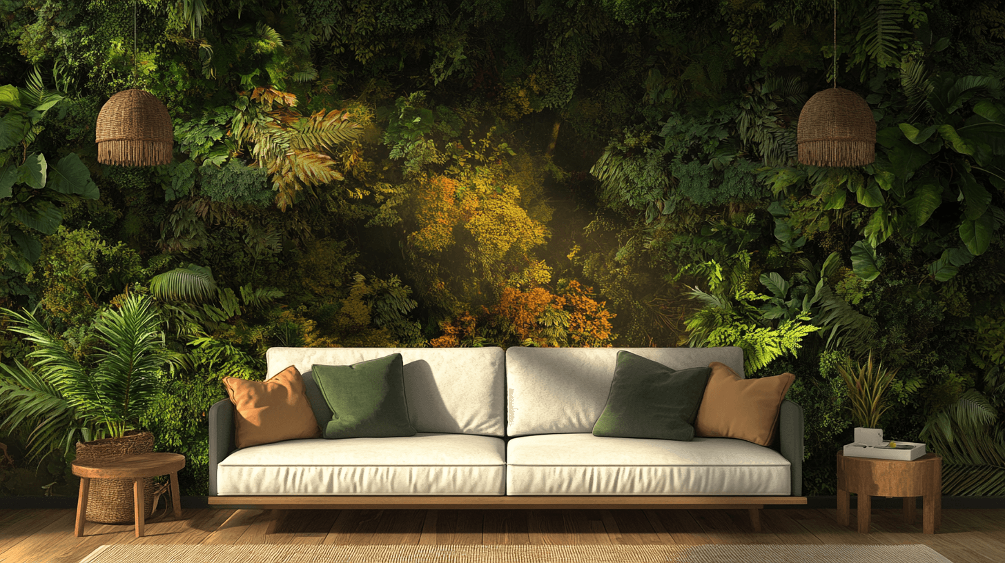 Papier Peint Trompe L'oeil Foret