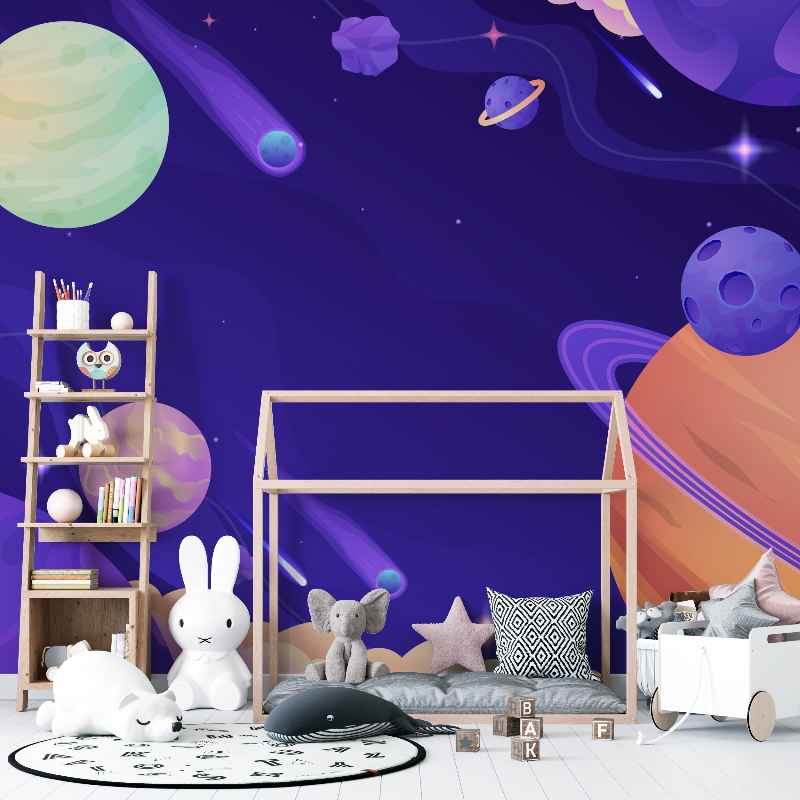 Papier peint espace planete asteroides 12