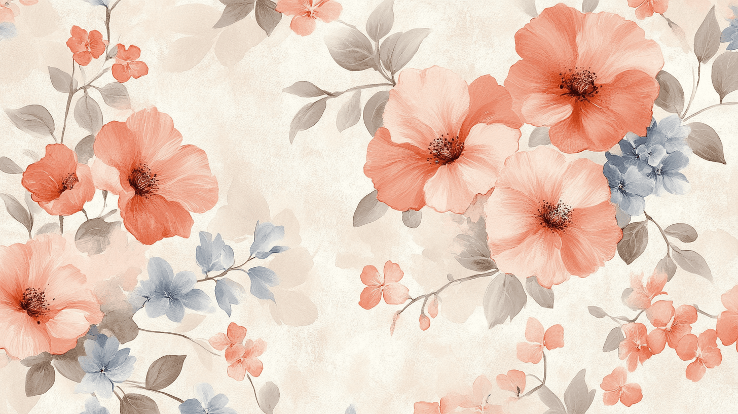 Papier Peint Fleur Fleur