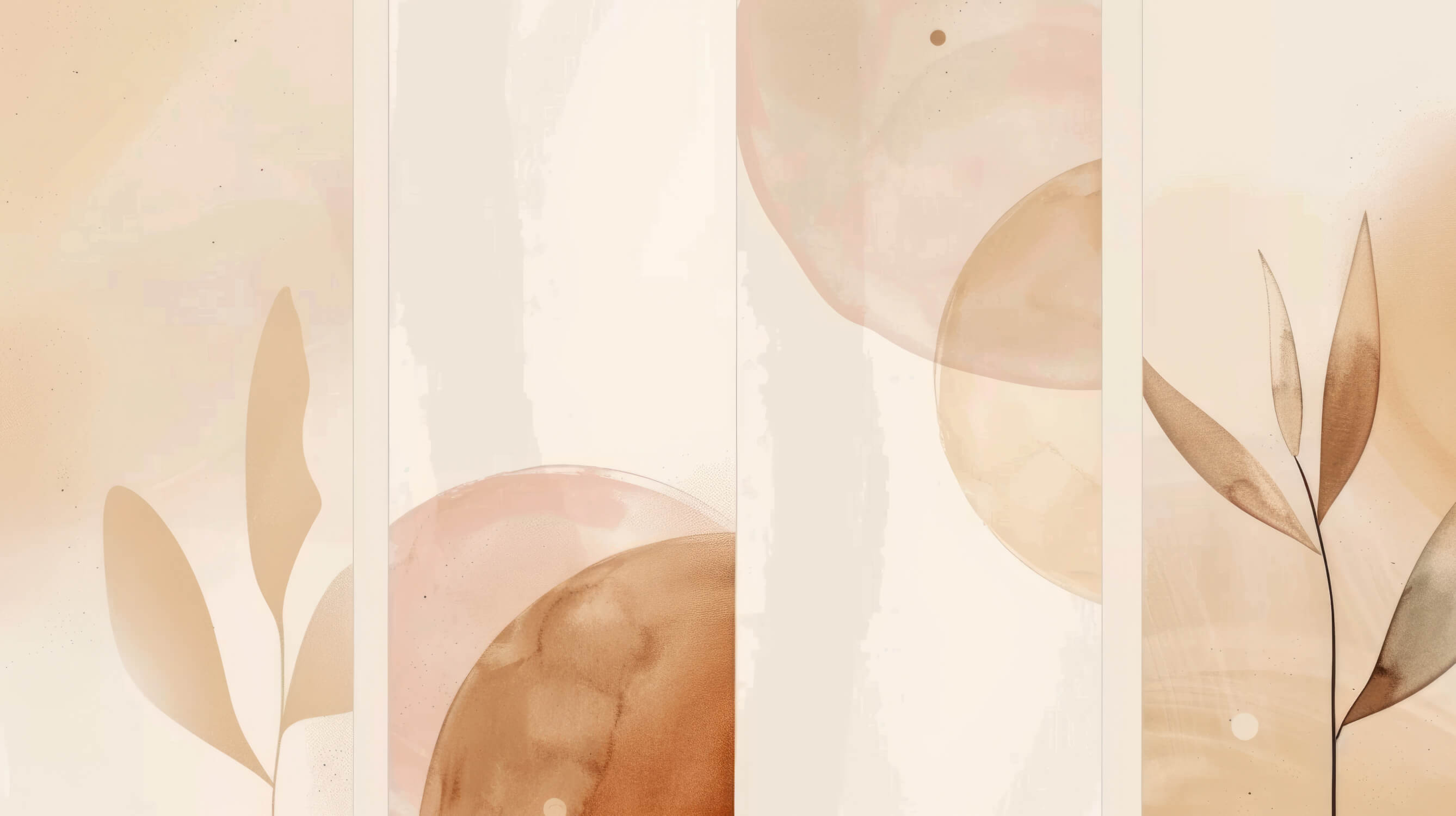 Papier Peint Aquarelle Nuances Terre