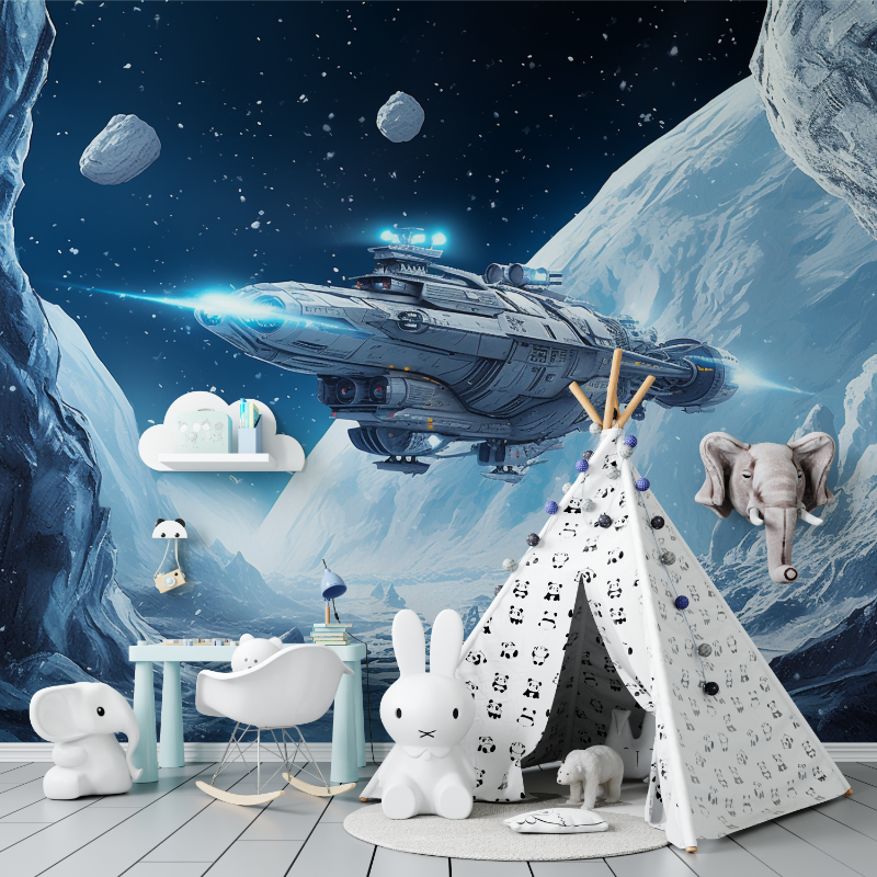 Papier peint espace star wars tapisserie murs