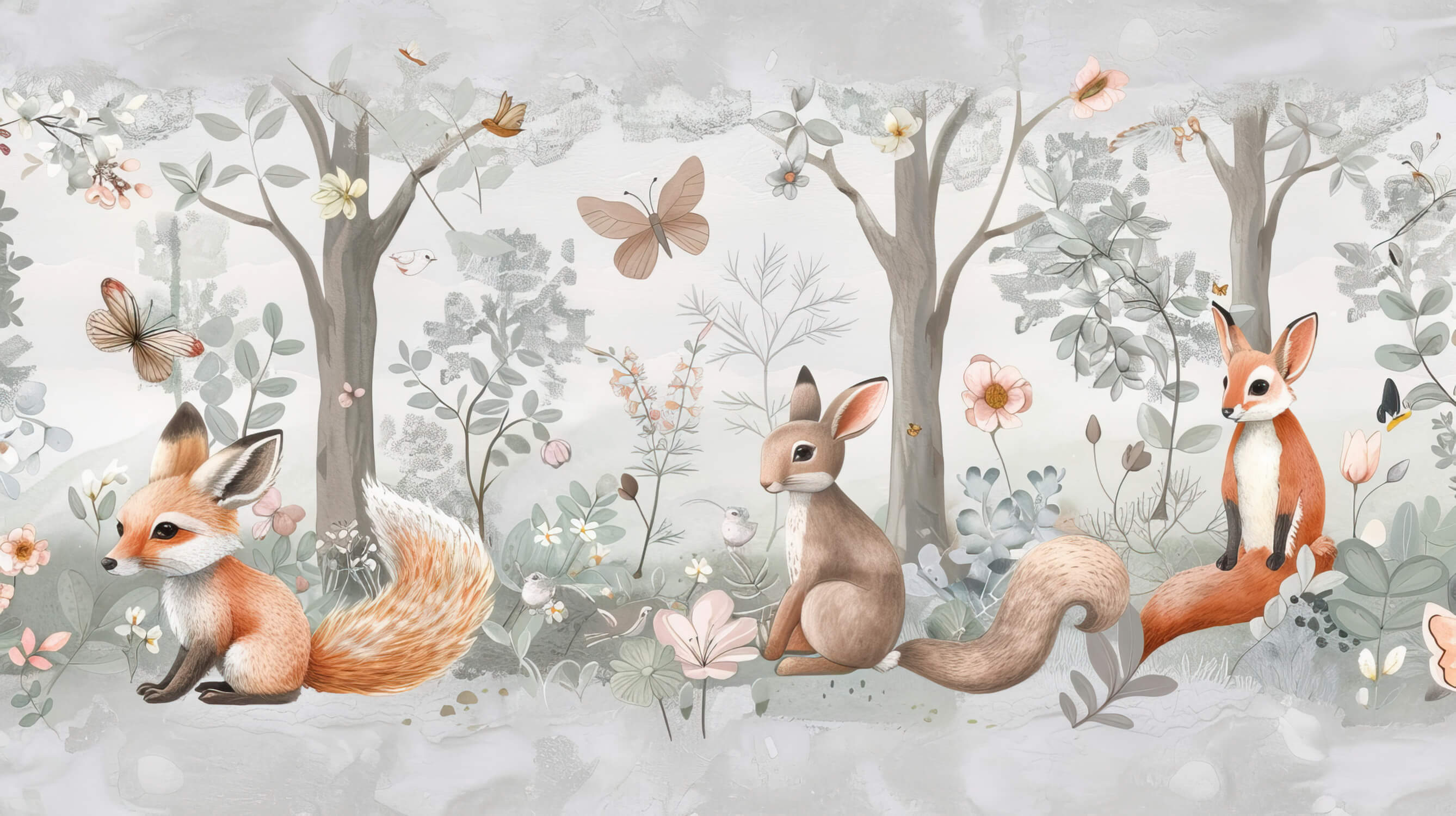 Papier Peint Enfant Forêt