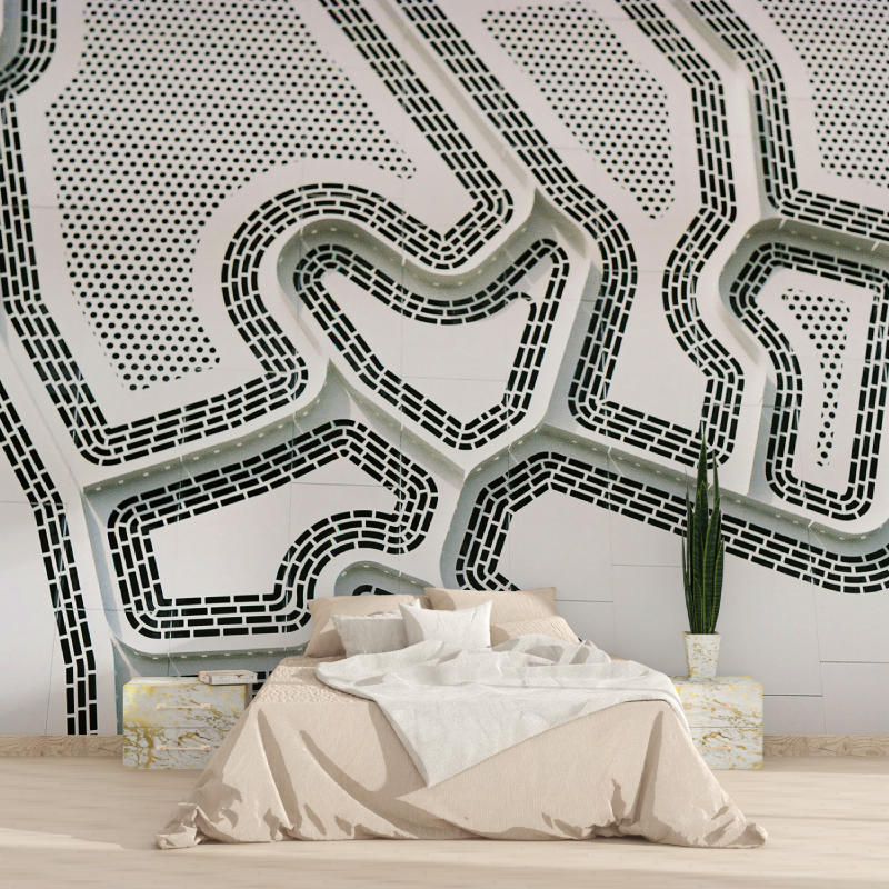 Papier peint circuit voiture 1815